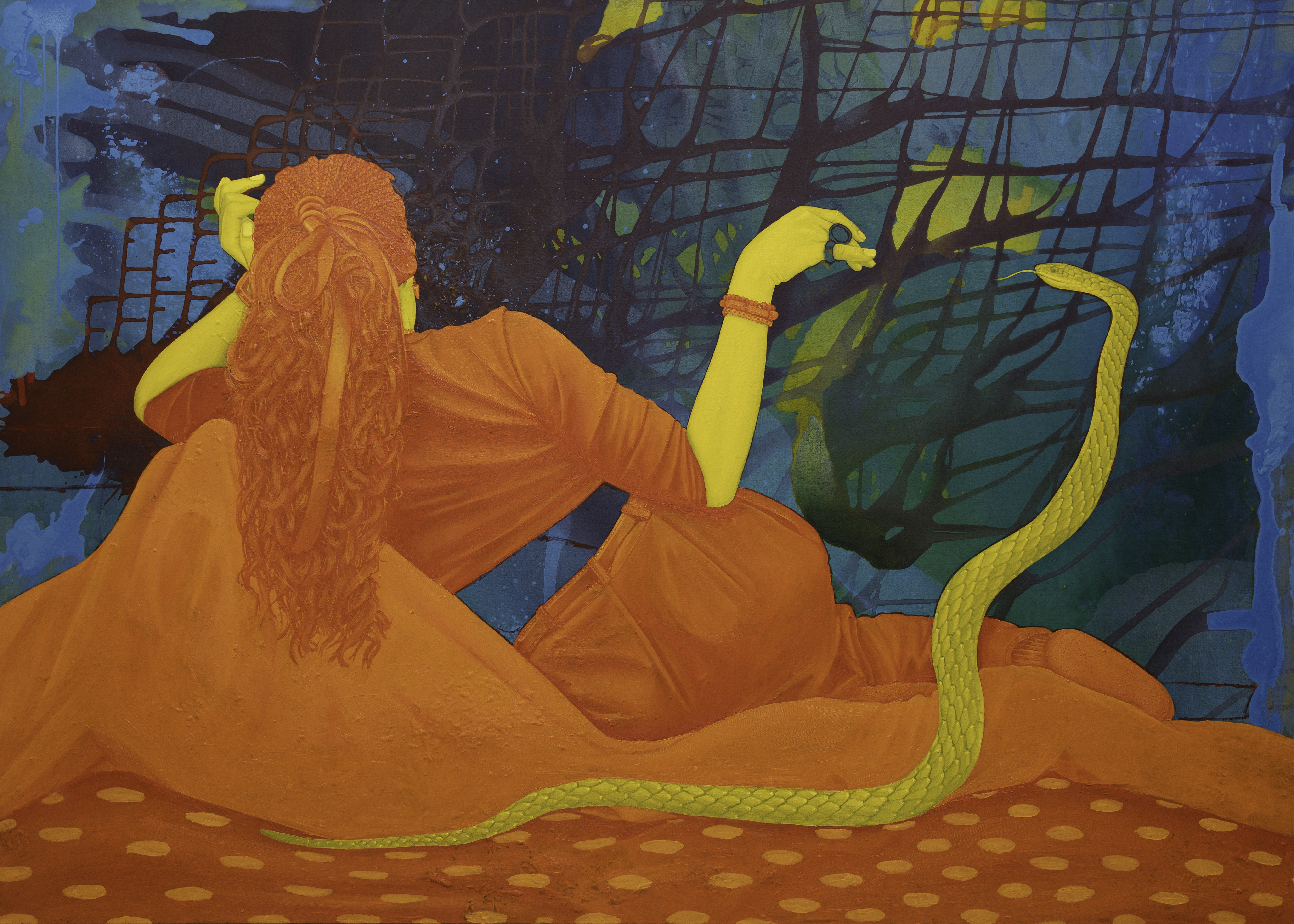 Woman and the serpent — Ken Nwadiogbu